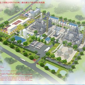 鶴壁昌業化工有限公司二硫化碳生產建設項目效果圖