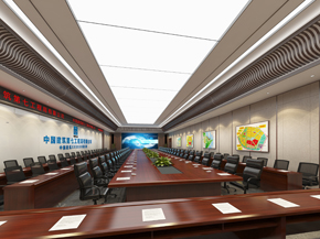 中鐵配套 中建七局會議室設計效果圖